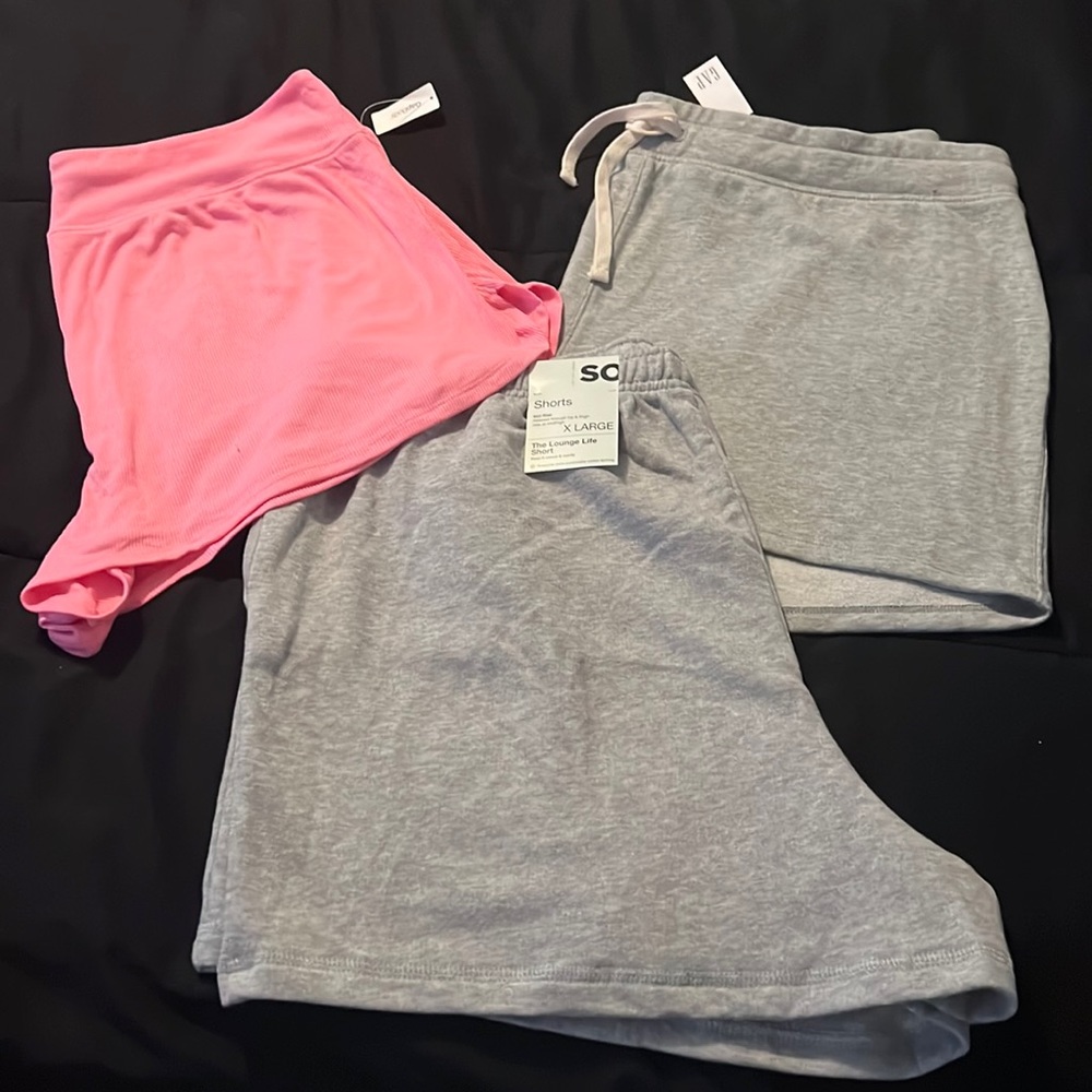NWT 3 PR Shorts